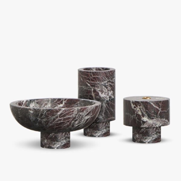 Inside Out Red Levanto Vase by Karen Chekerdjian - Alternative view 2