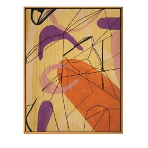 Experimental #4 Mixed Media On Canvas Abstract Painting