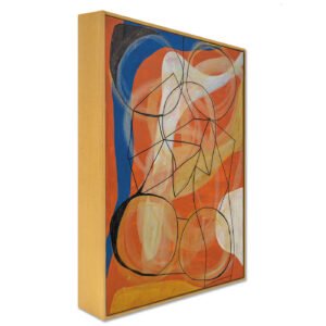 Experimental #2 Mixed Media On Canvas Abstract Painting - Alternative view 1