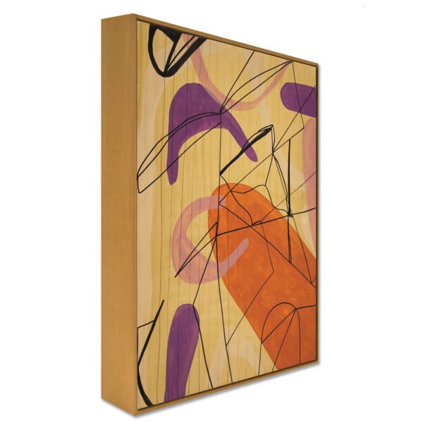 Experimental #4 Mixed Media On Canvas Abstract Painting - Alternative view 1