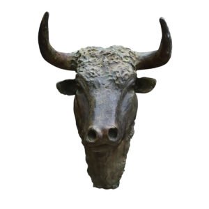 Testa di Toro Bronze Sculpture - Main view