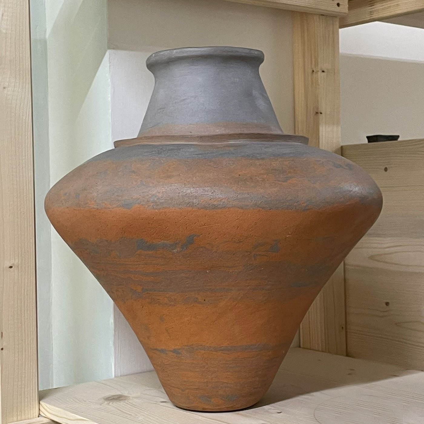 Red and black stoneware decorative Vase n.88 - Alternative view 5