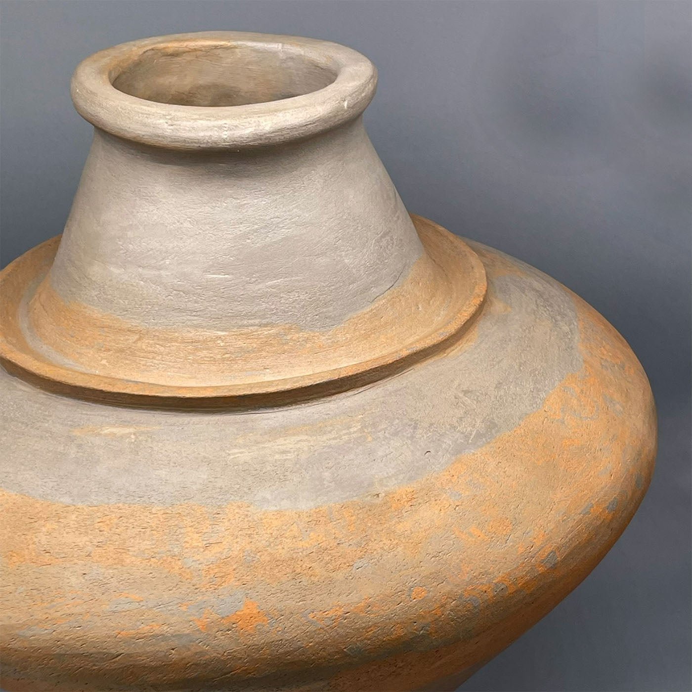 Red and black stoneware decorative Vase n.88 - Alternative view 1