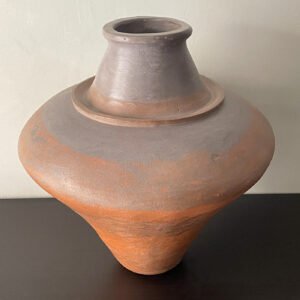 Red and black stoneware decorative Vase n.88 - Alternative view 3