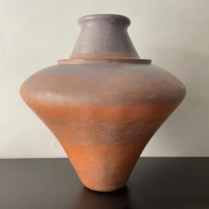 Red and black stoneware decorative Vase n.88 - Alternative view 2