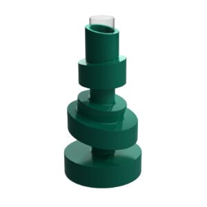 Pioner Green Vase by Angelino Artworks & Gianfranco Coltella