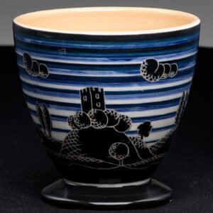 Paesaggio Umbro Handmade Ceramic Vase - Alternative view 1