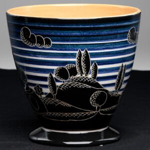 Paesaggio Umbro Handmade Ceramic Vase - Alternative view 3