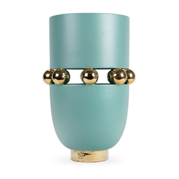 Kósmos Aquamarine Ceramic Decorative Vase - Alternative view 5