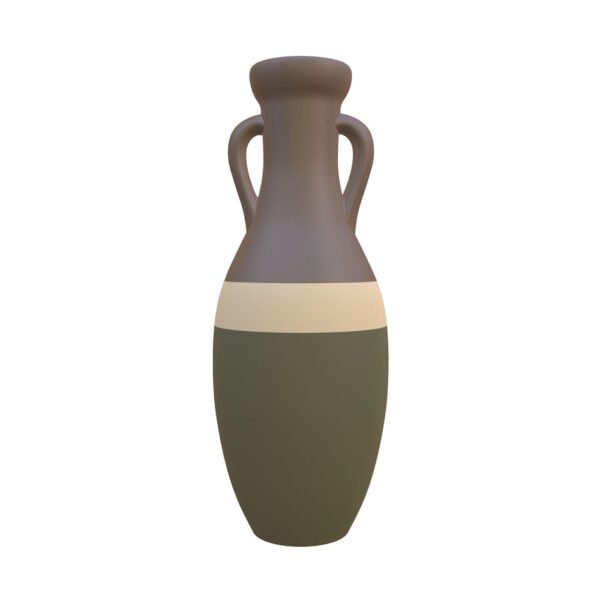 Giulio Cesare XXL Kaki Milk and Bronze Amphora - Main view