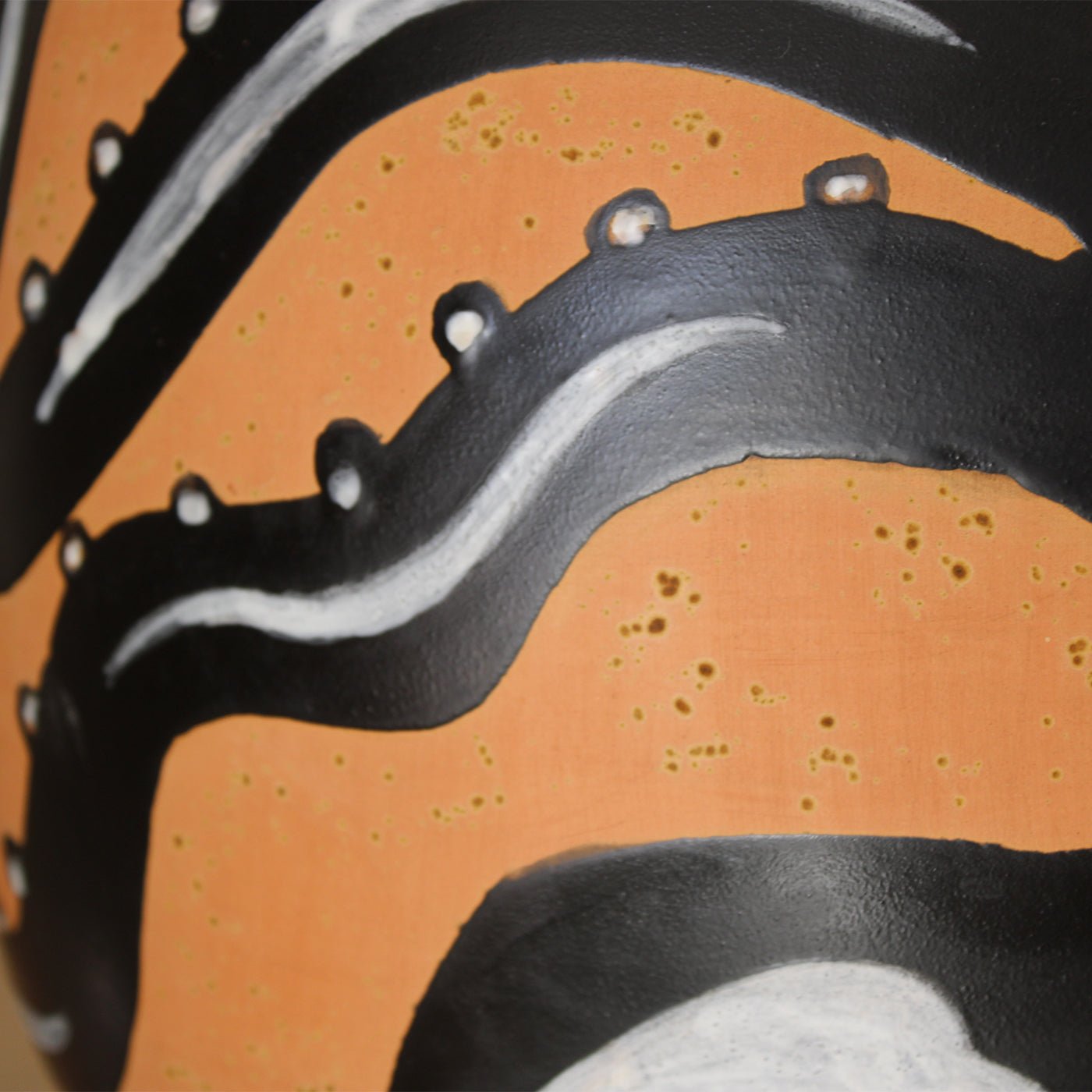 Thyeste Matte Black & White Vase by Jean-Christophe Clair - Alternative view 1