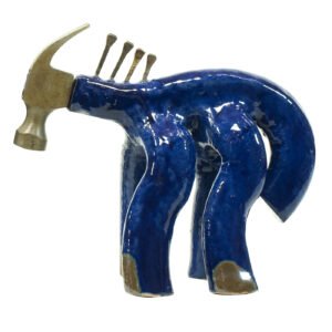 Pizzicato Asino Blue Sculpture - Main view