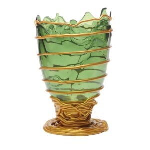 Pompitu II Green Vase by Gaetano Pesce