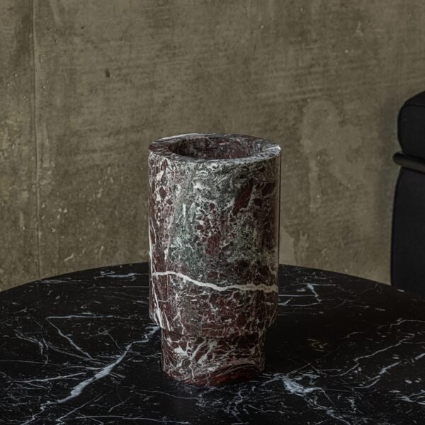 Inside Out Red Levanto Vase by Karen Chekerdjian - Alternative view 3