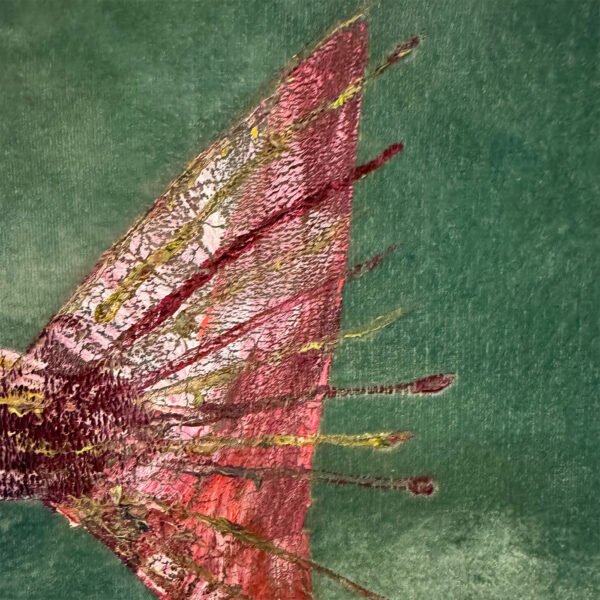 Big Fish Green Velvet Hand-Painted Tapestry - Alternative view 1
