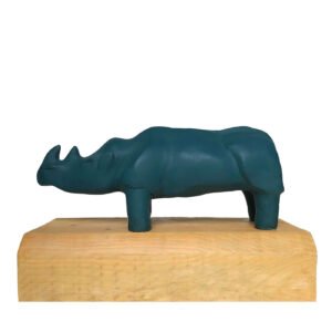 Prehistoric Rhinoceros Sculpture - Main view