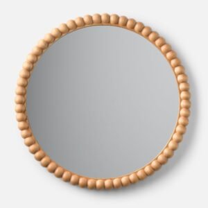 Bobbin Ash Mirror - Round