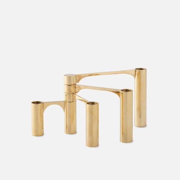 Brass Swing Arm Candelabra - Image 8