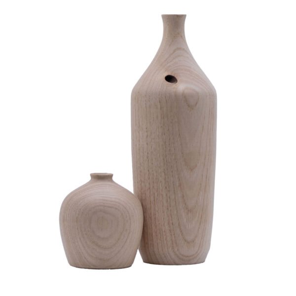 Wooden Sculptural Bottles Set #3 - Main view