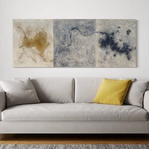 Evoluzione Textured Resin Triptych - Alternative view 4