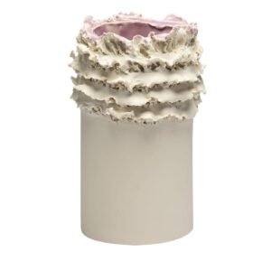 Biscuit Purple Porcelain Decorative Vase - Main view