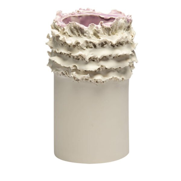 Biscuit Purple Porcelain Decorative Vase - Main view