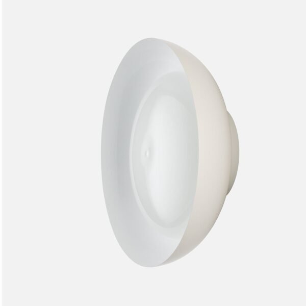 Ray 17" Sconce::Shell White::Main