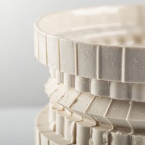 Raccordo L White Porcelain Vase - Alternative view 1