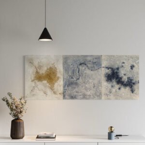 Evoluzione Textured Resin Triptych - Alternative view 5
